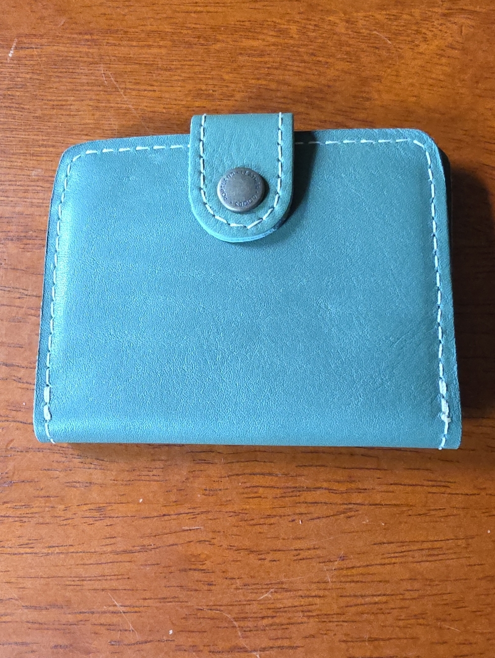 Portland Leather Goods Mini Bifold Wallet - Eucalyptus